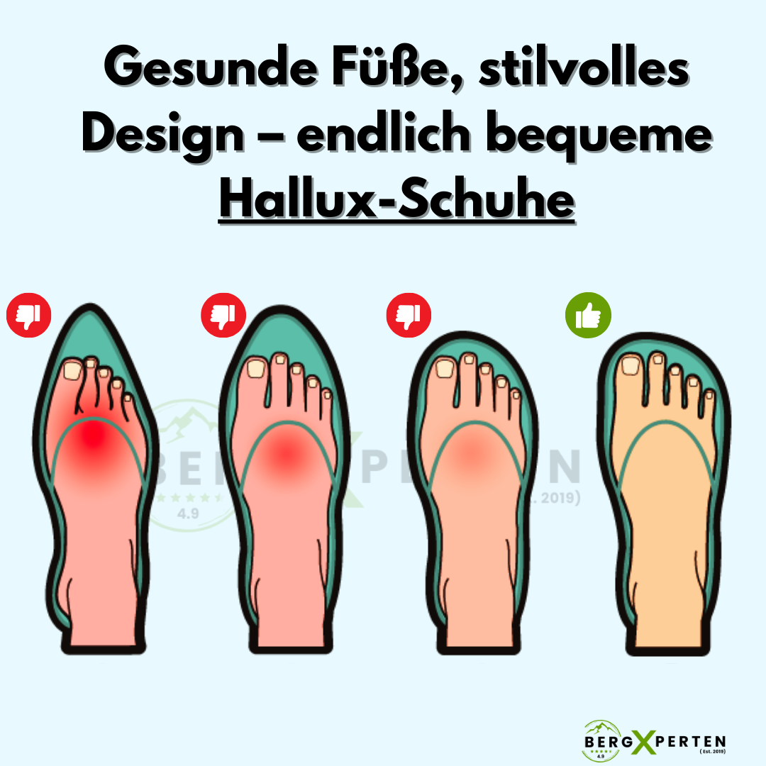 OrthoTrekking Hallux – ergonomische Hallux Valgus Wander u.-Trekkingschuhe