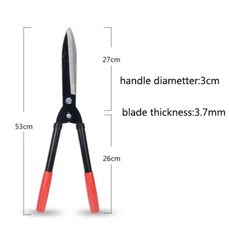 Langstiel-Gartenschere, robust, ergonomisch, Obst & Hecken