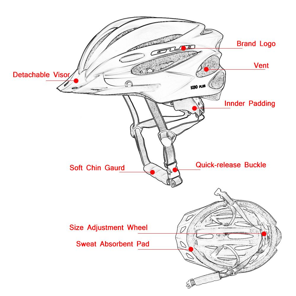 | Fahrradhelm mit Goggles