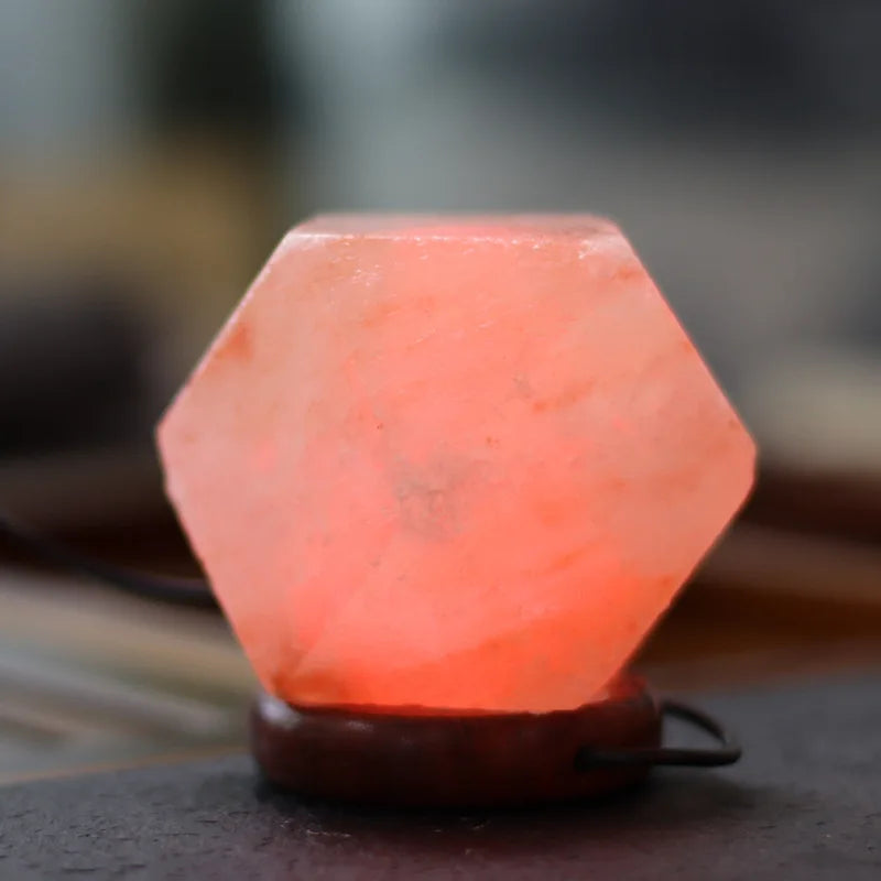 USB Himalaya-Salzlampe, Farbwechsel LED Kristall-Nachtlicht