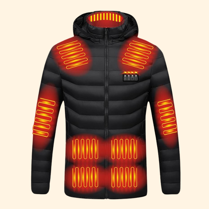 | Herren- & Damen-Heizjacke – Beste wiederaufladbare beheizte Pufferjacke, leichte batteriebetriebene Winterjacke UK
