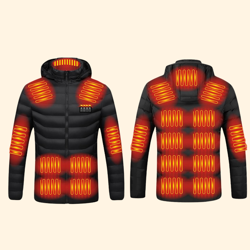 | Herren- & Damen-Heizjacke – Beste wiederaufladbare beheizte Pufferjacke, leichte batteriebetriebene Winterjacke UK