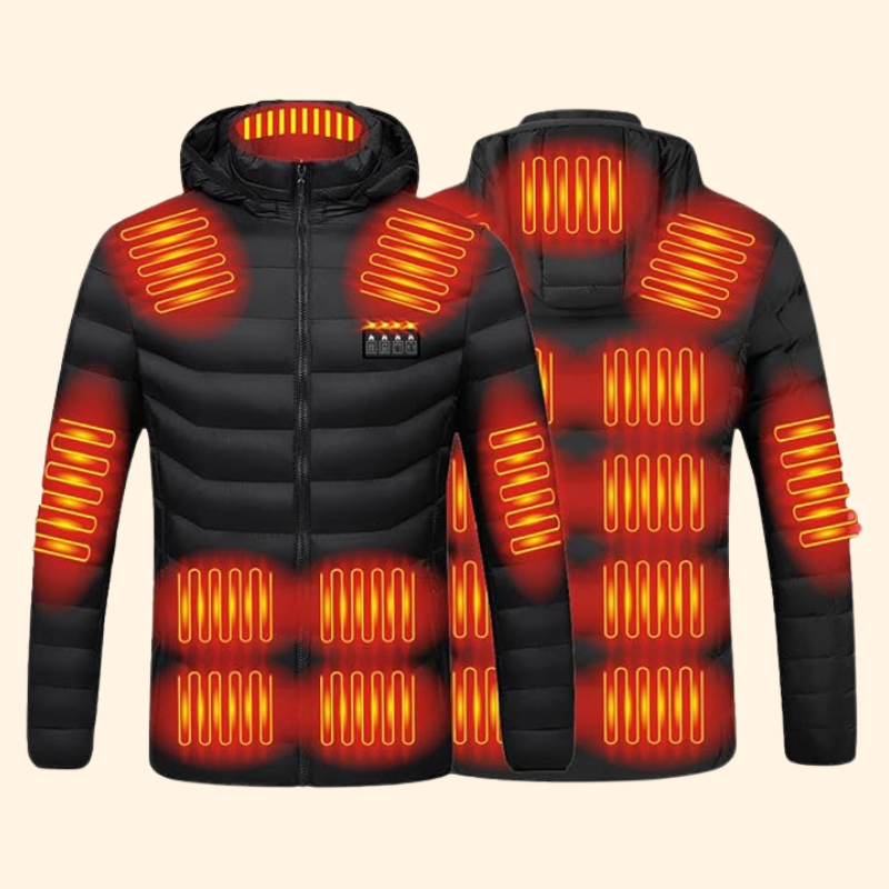 | Herren- & Damen-Heizjacke – Beste wiederaufladbare beheizte Pufferjacke, leichte batteriebetriebene Winterjacke UK