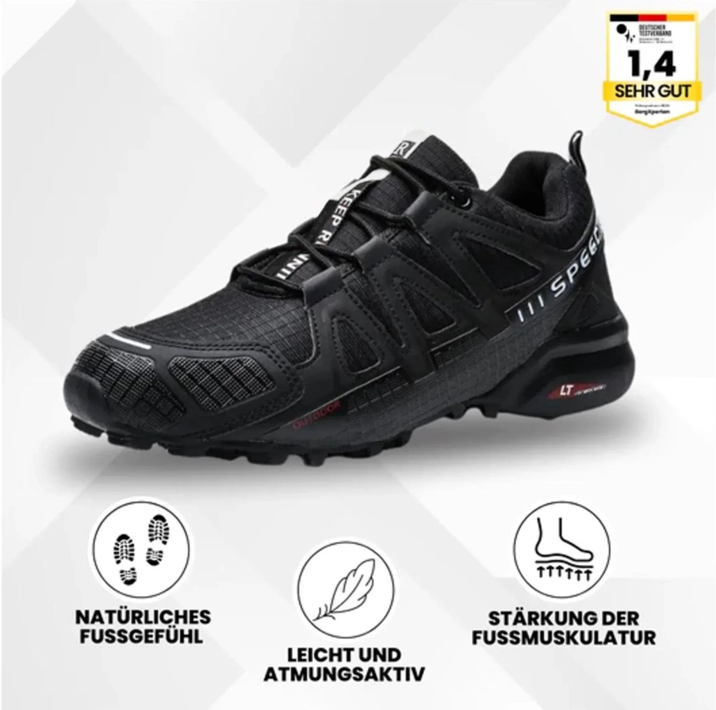 OrthoTrekking Hallux – ergonomische Hallux Valgus Wander u.-Trekkingschuhe