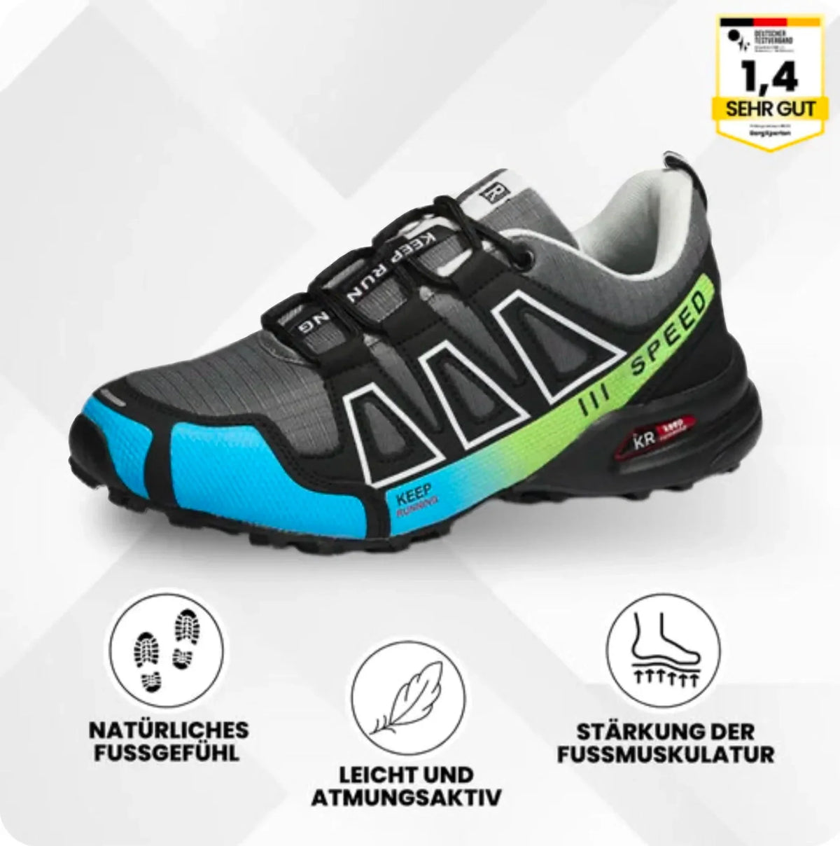 OrthoTrekking Fit – Gesunde Trekking u.-Wanderschuhe für mehr Bewegung & Gewichtsverlust