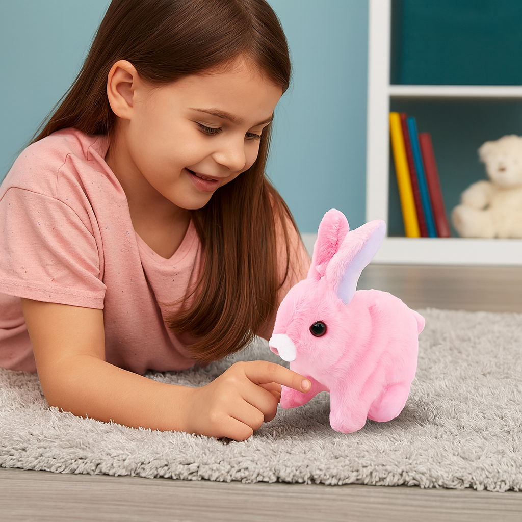 Plüsch Häschen Spielzeug, weiches Hoppel-Kaninchen