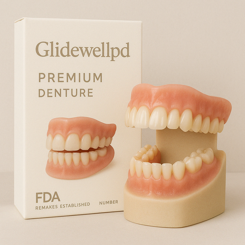 Glidewellpd – Premium Vollprothese für natürlichen Tragekomfort