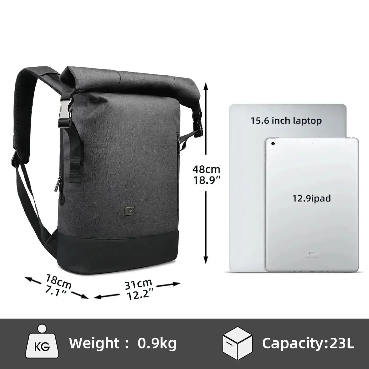 | Multifunktionaler Rucksack für draußen mit USB-Anschluss