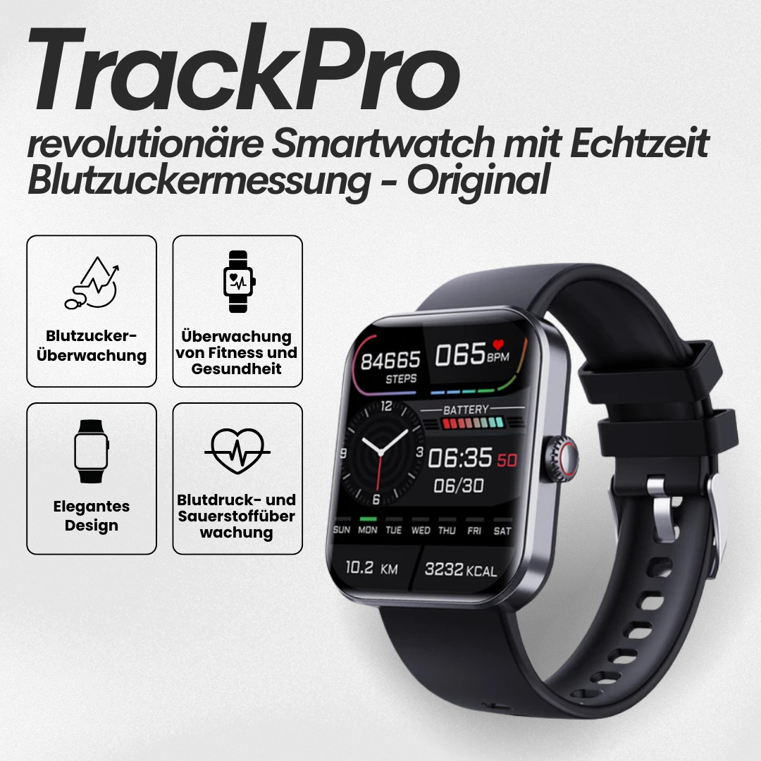 TrackPro Fitness-Smartwatch – Herzfrequenz, Schlaf & Aktivität