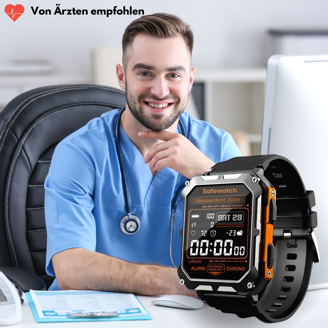 AirForce Health K-52 – robuste Outdoor-Smartwatch mit Fitness-Tracking