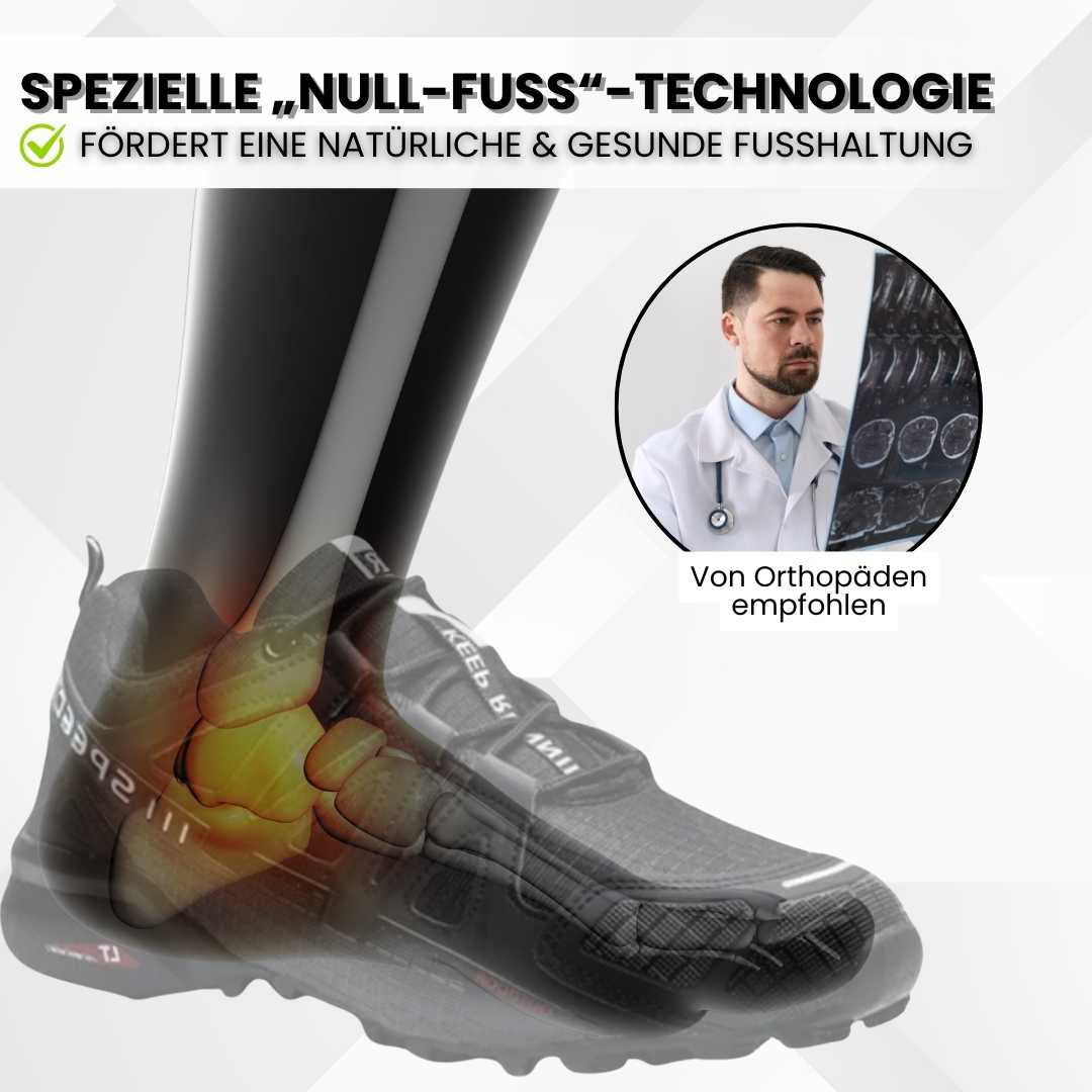 OrthoTrekking - ergonomische schmerzlindernde Trekking u.- Wanderschuhe - (1+1  Gratis)
