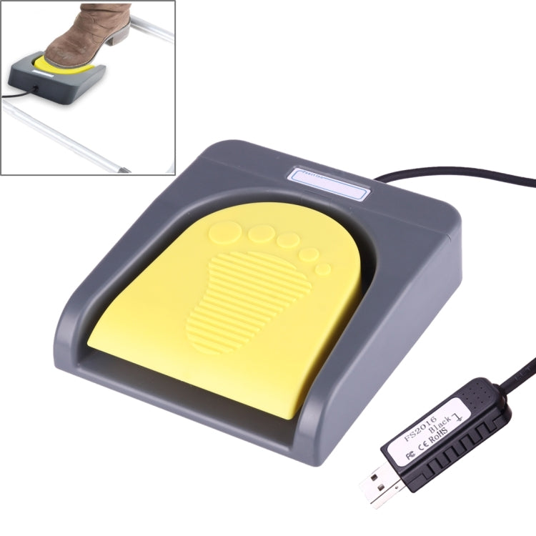 | FS2016_USB PCsensor USB-Fußschalter Fußsteuerungstastatur, Multimedia / Tastatur / Gamepad / Maus / String / B Ultraschallbildakquisitionsfunktionen