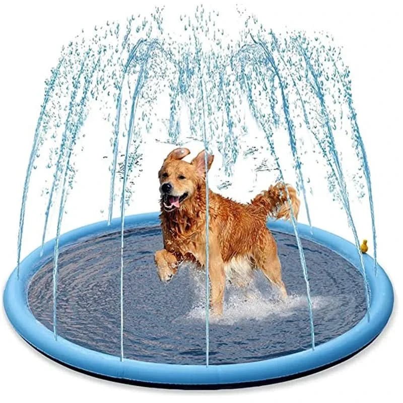 | Interaktive Wasser Matte für Hunde im Sommer