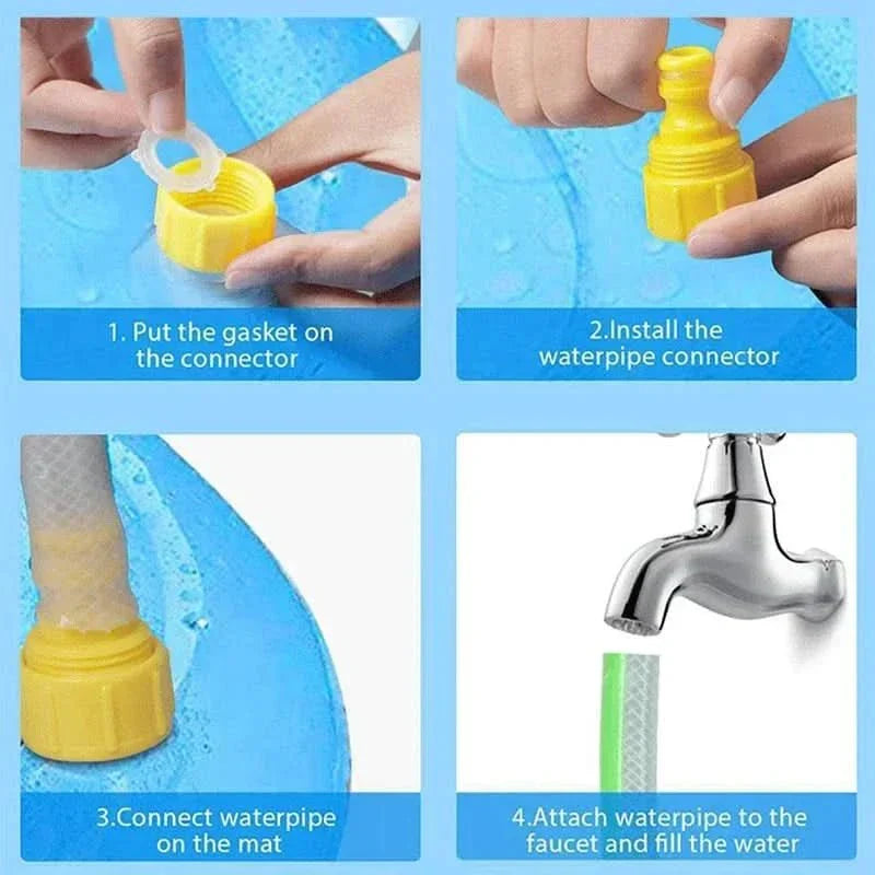 | Interaktive Wasser Matte für Hunde im Sommer