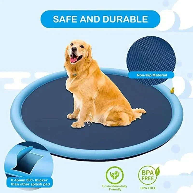 | Interaktive Wasser Matte für Hunde im Sommer