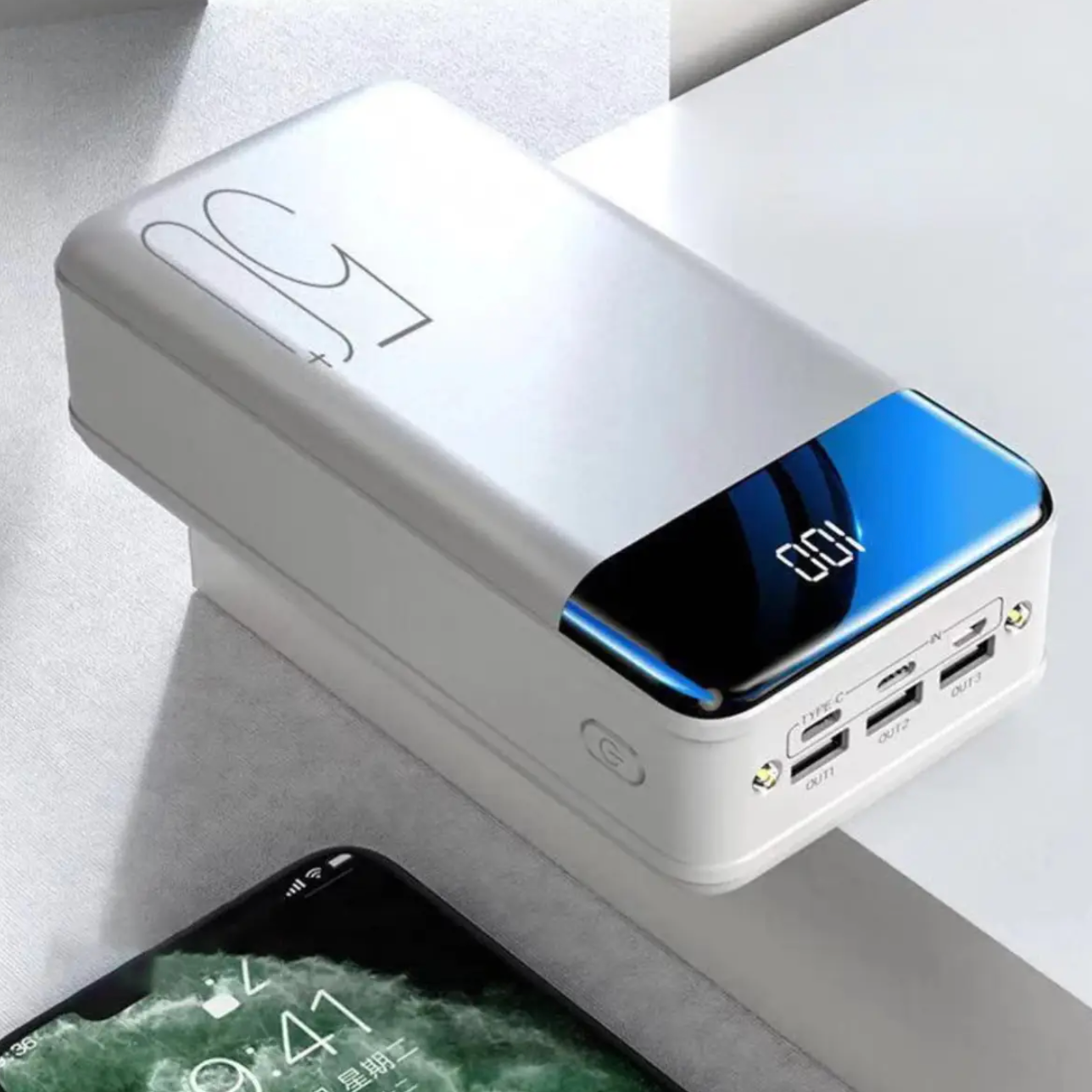 PowerBloc – Powerbank 50000 mAh Schnellladung – Outdoor & Notfall-Energie