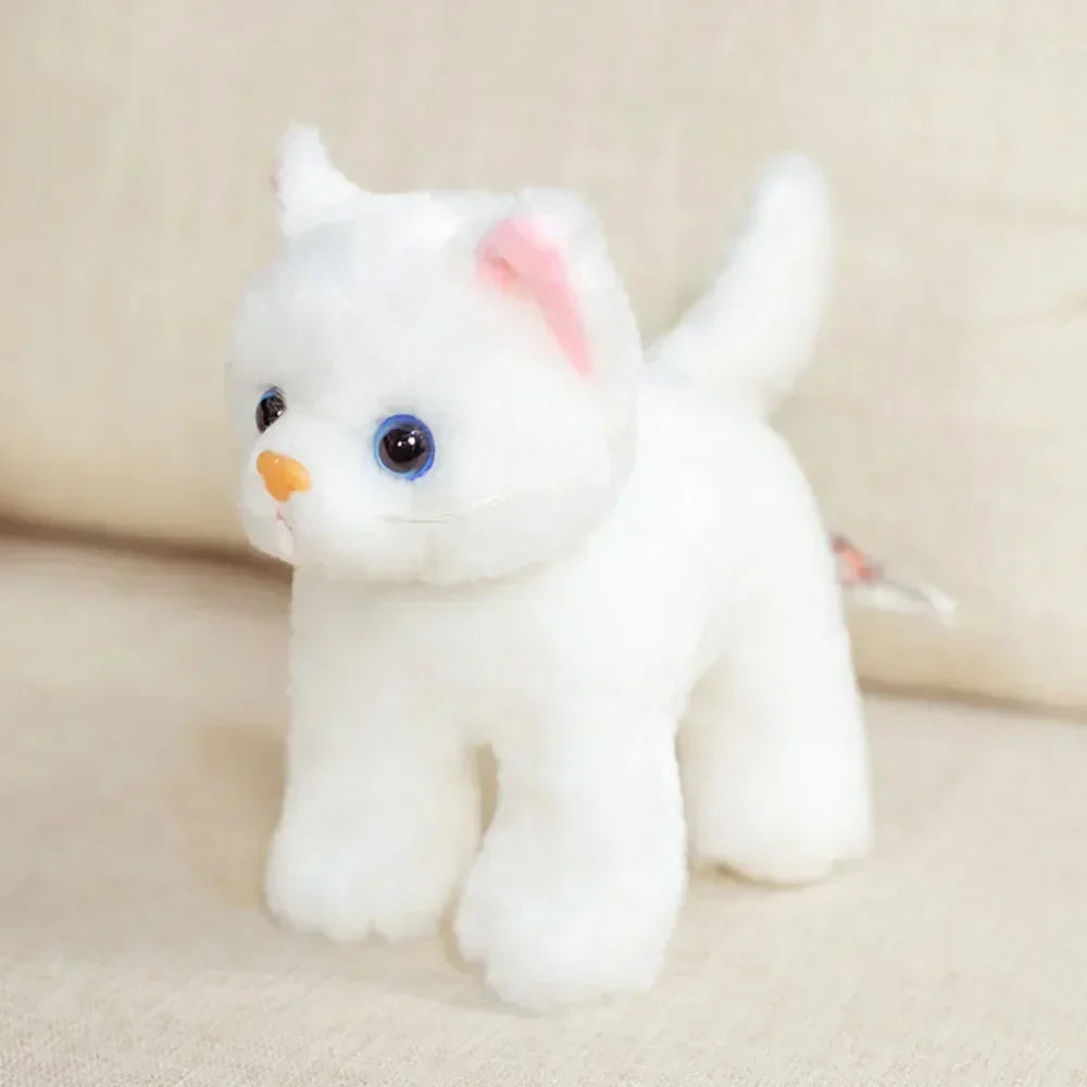 Katzen Plüschspielzeug, weiches Stoff-Kätzchen, Geschenk für Kinder