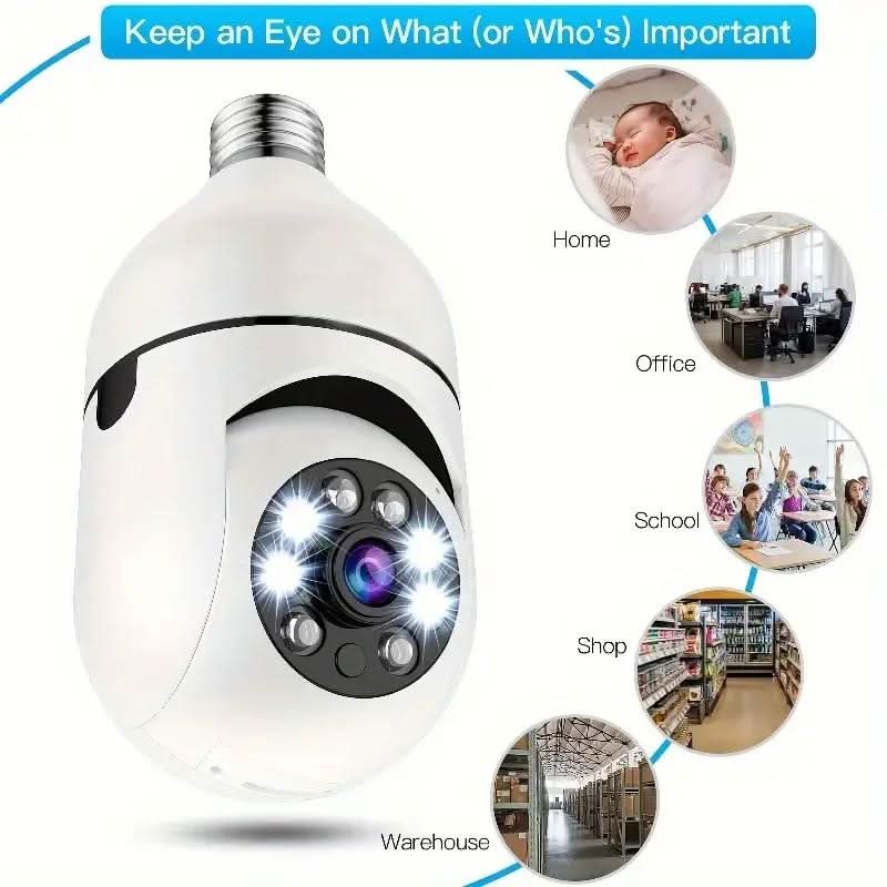 | Intelligente Sicherheitskamera mit 360° Überwachung & Nachtsicht