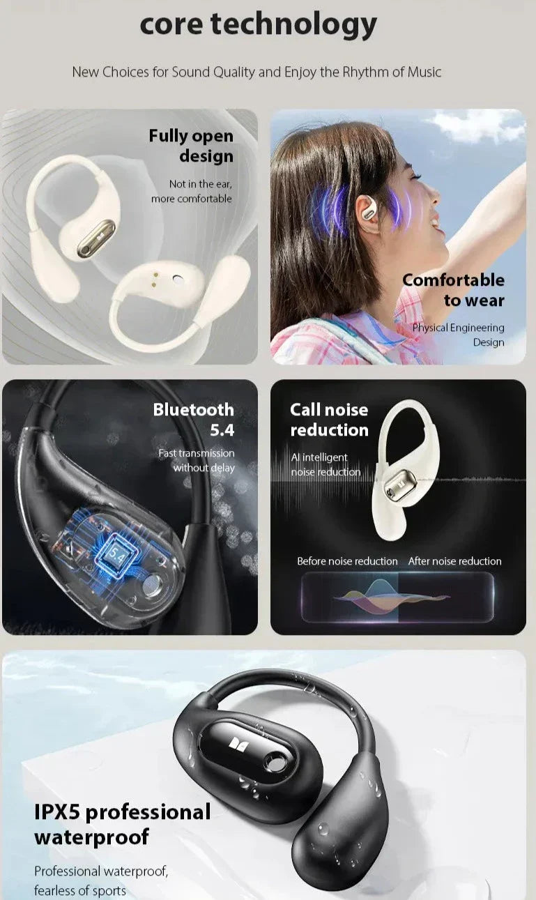 | Knochenleitung Bluetooth Touch-Control Kopfhörer