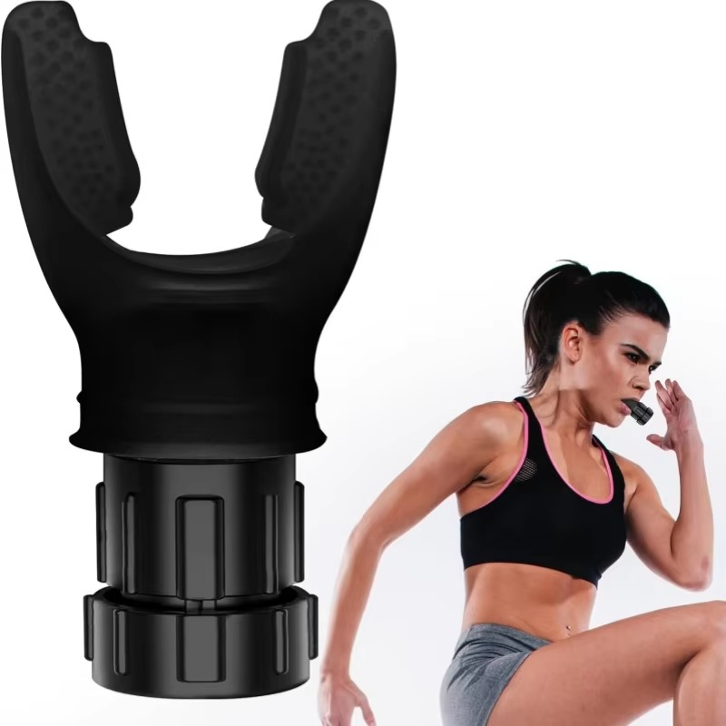 | Verstellbarer Widerstands-Silikon-Atemtrainer