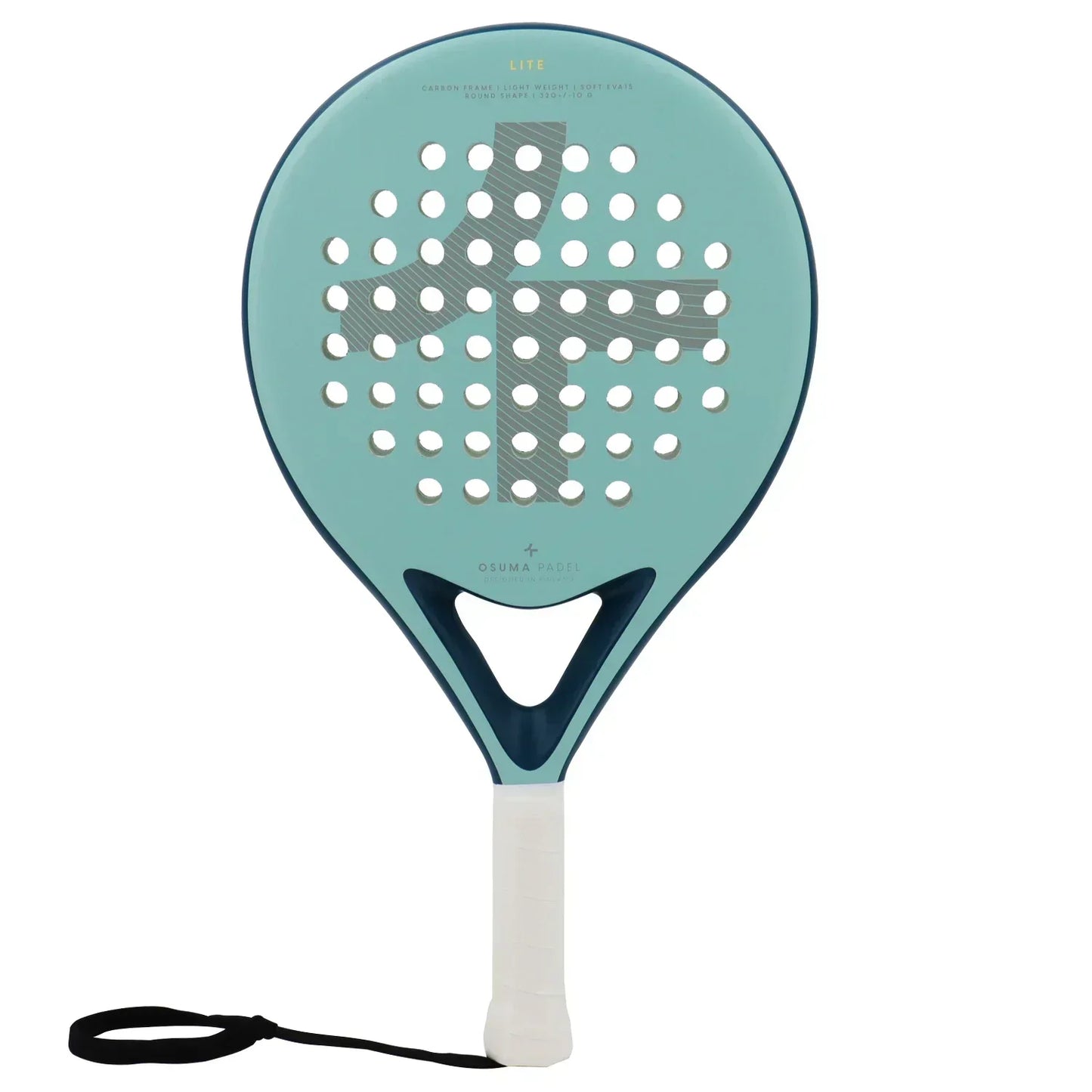 PowerStrike Carbon Padel Schläger, leicht, präzise & kraftvoll, EVA Kern