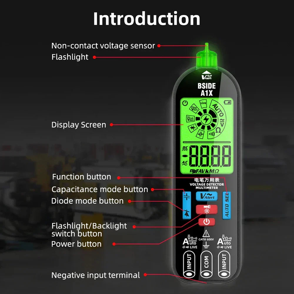 | Professionelles digitales elektrisches Multimeter