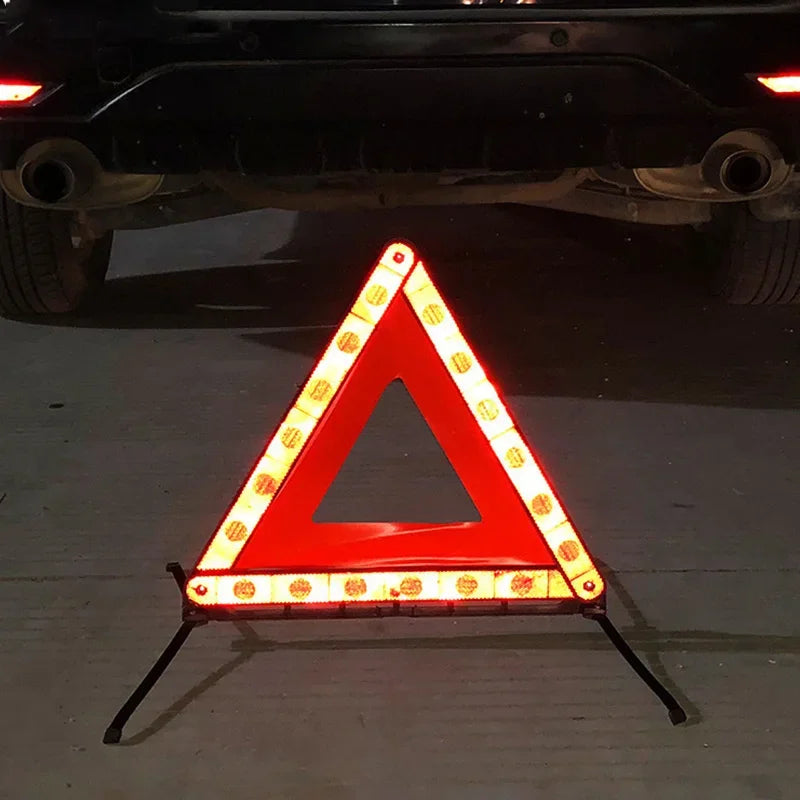 Faltbares Notfall-Warndreieck, reflektierend, kompakt