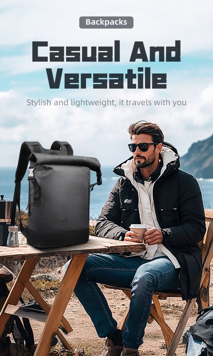 | Multifunktionaler Rucksack für draußen mit USB-Anschluss