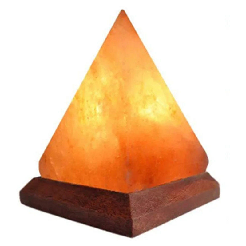 Himalaya Kristallsalzlampe USB LED Pyramide, Luftreiniger & Stimmung