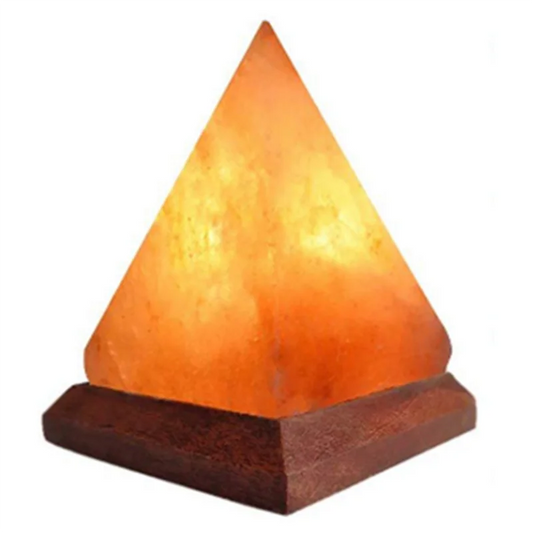 Himalaya Kristallsalzlampe USB LED Pyramide, Luftreiniger & Stimmung