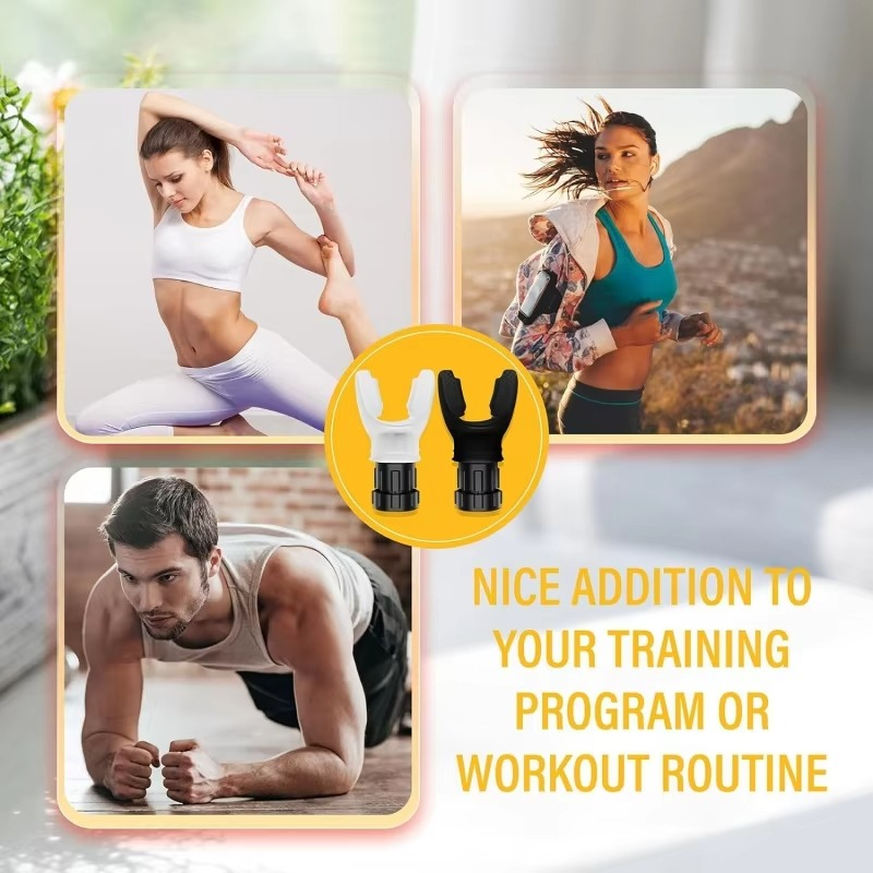 | Verstellbarer Widerstands-Silikon-Atemtrainer