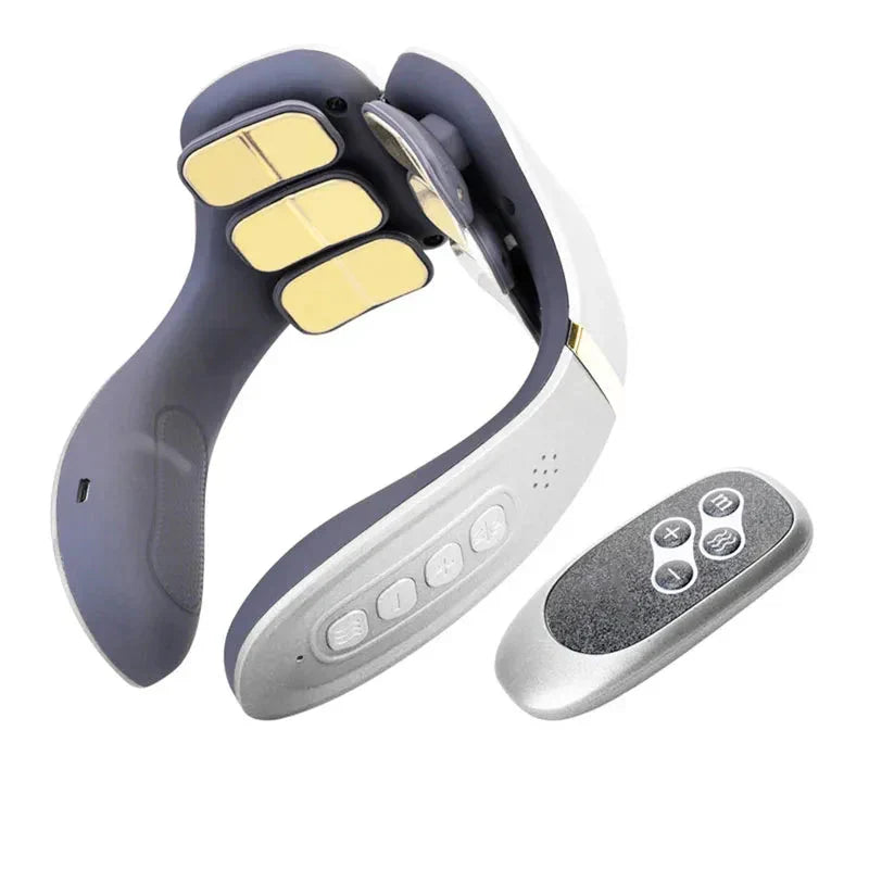 NeuroRelief – Elektrische Halsmassage mit Impuls- & Magnettherapie – Tragbar