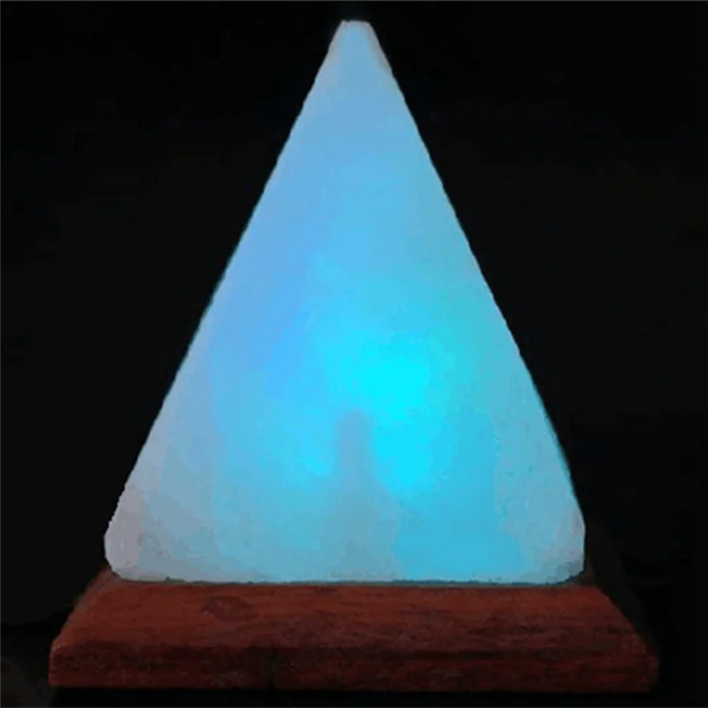 Himalaya Kristallsalzlampe USB LED Pyramide, Luftreiniger & Stimmung