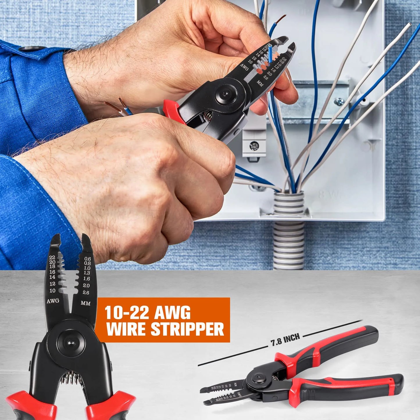 | 5 IN1 Multifunktionaler Austauschbarer Kabelschneider