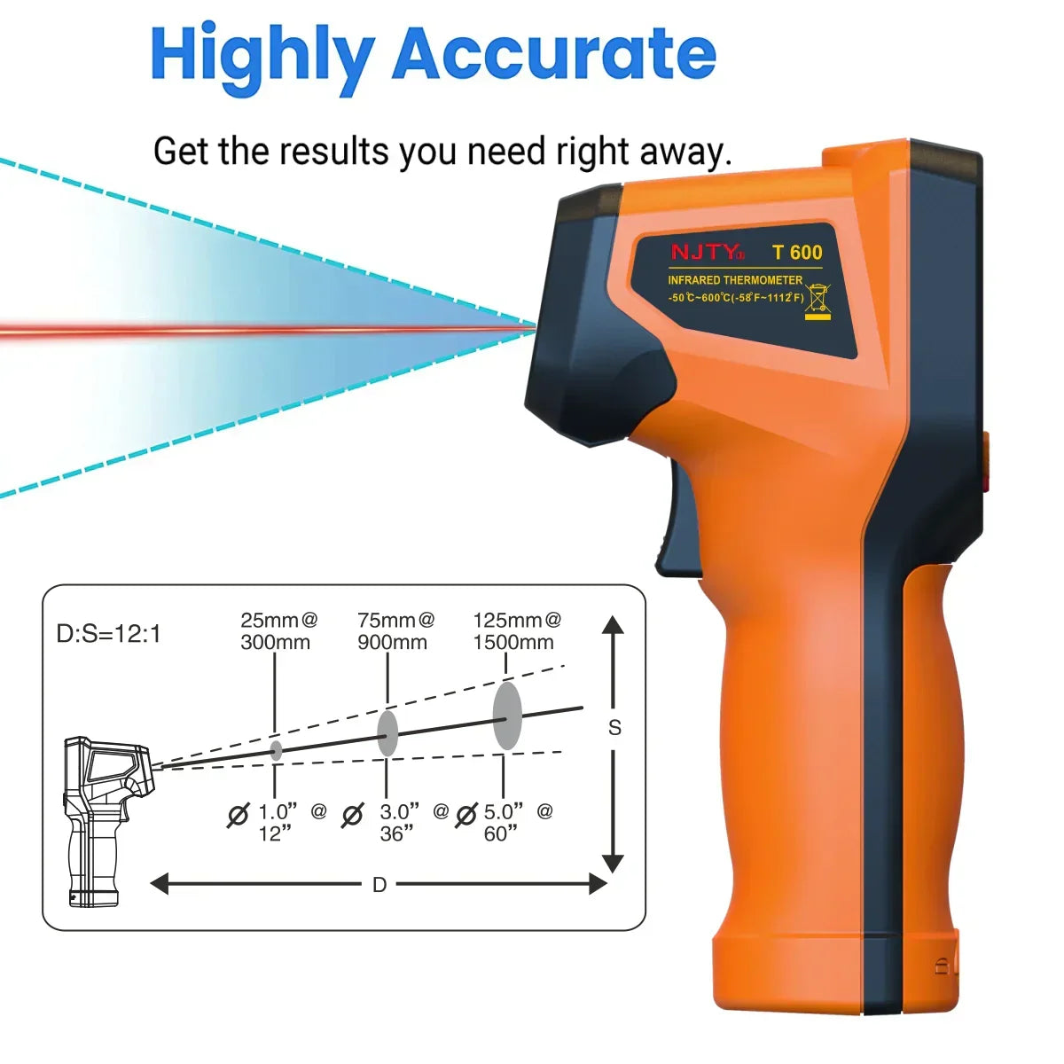 | Laser-Infrarot-Thermometer