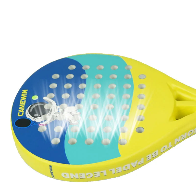 Junior Padel & Tennis Schläger, 50% Carbon, 50% Fiberglas, leicht