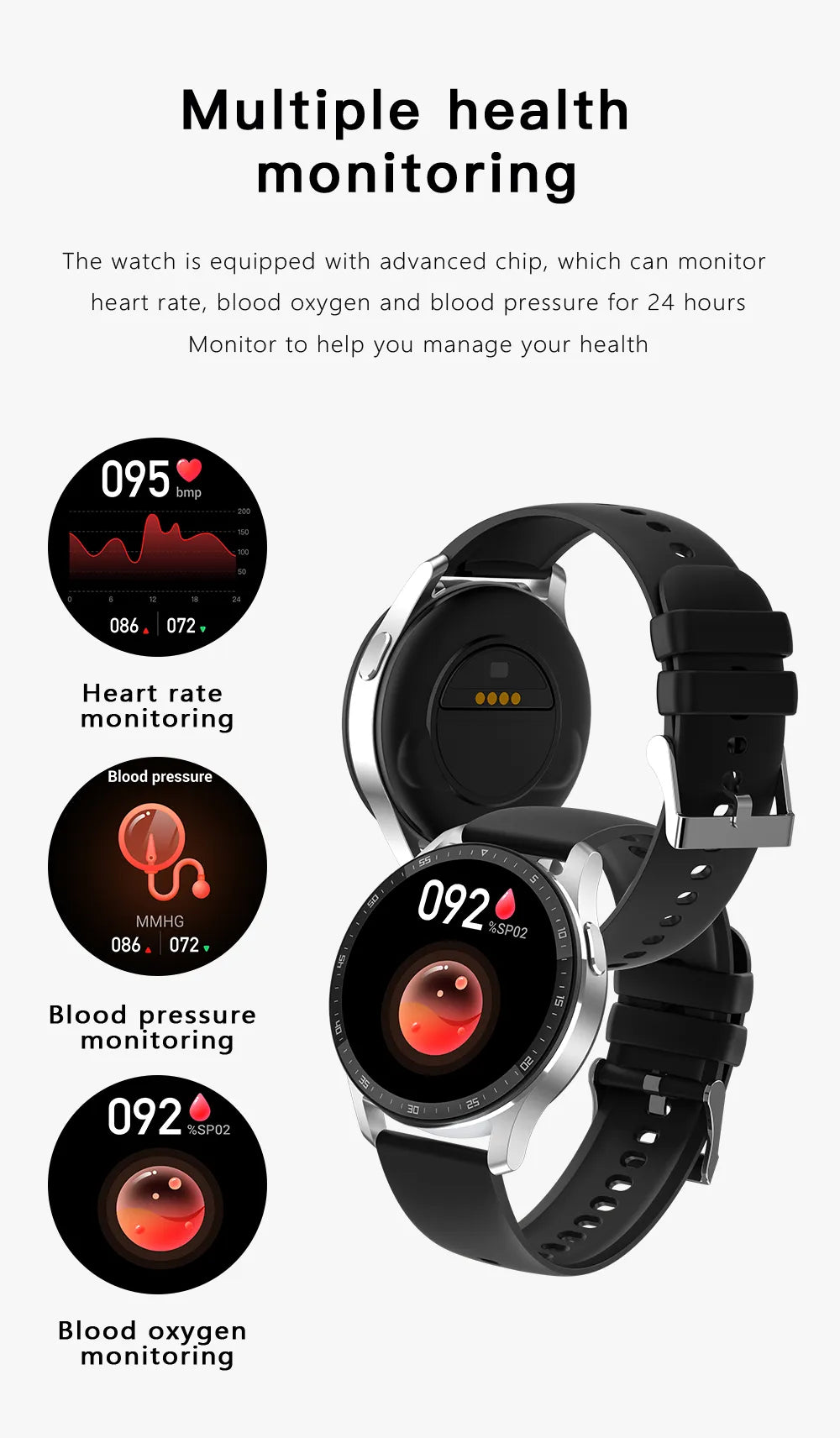 | Zwei in Eins Smartwatch mit Bluetooth-Ohrhörern