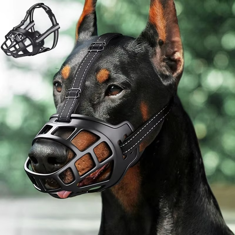 | Reflektierender Hundemaulkorb - Wasserfreundlich & Atmungsaktiv