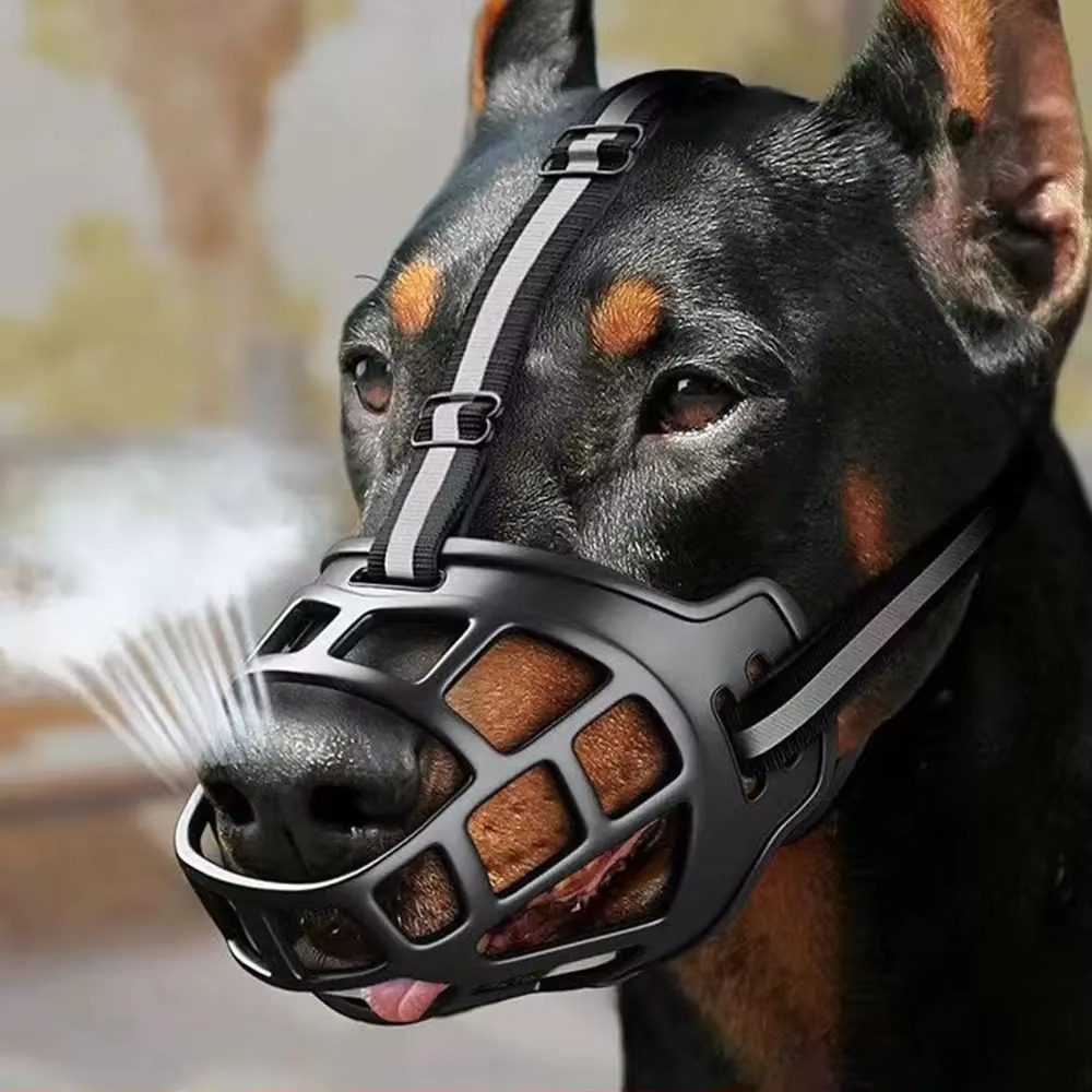 | Reflektierender Hundemaulkorb - Wasserfreundlich & Atmungsaktiv