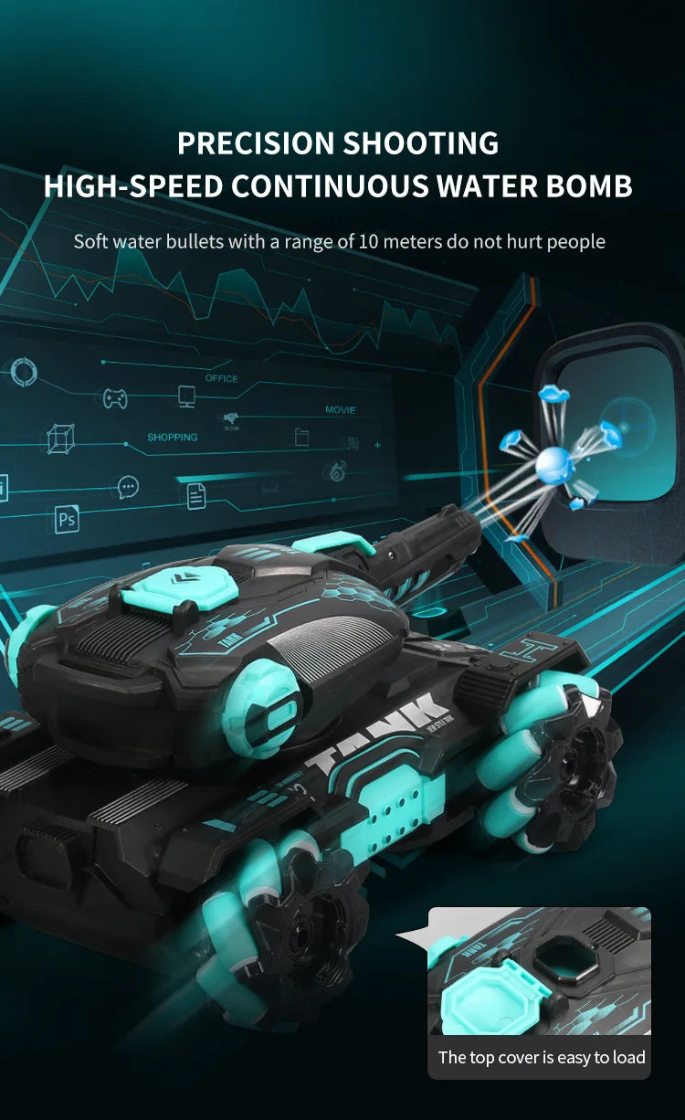 | Gesture and Remote Control Tank Vehicle Toy
