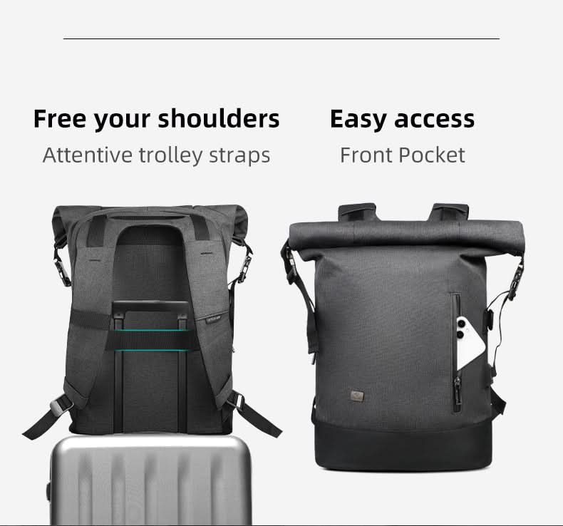 | Multifunktionaler Rucksack für draußen mit USB-Anschluss