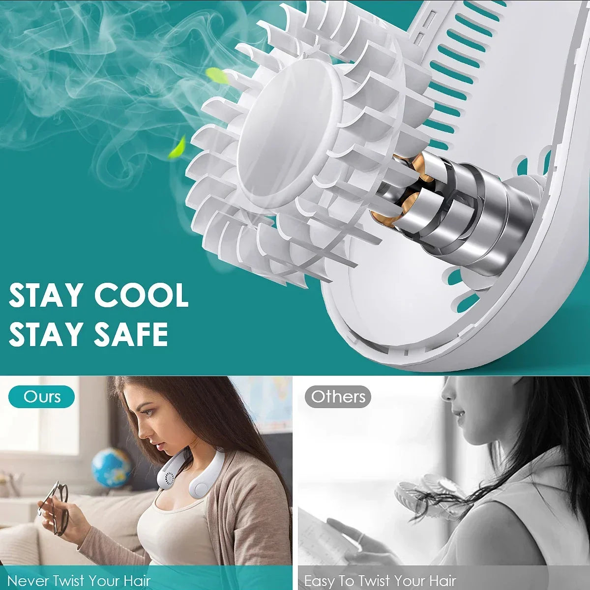 | Blätterloser hängender Nackenventilator