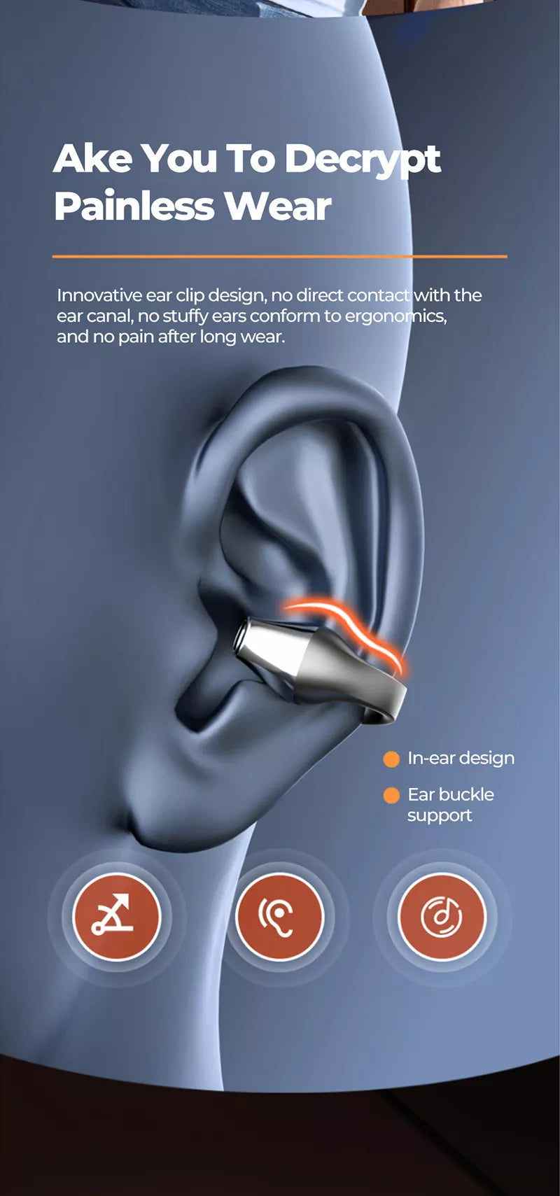 | Ohrclip Bluetooth-Headset