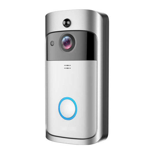 Drahtlose Smart-Video-Türklingel mit Gegensprechfunktion, Bewegungssensor, Nachtsicht, Telefonbenachrichtigungen und wasserdichter Sicherheitskamera