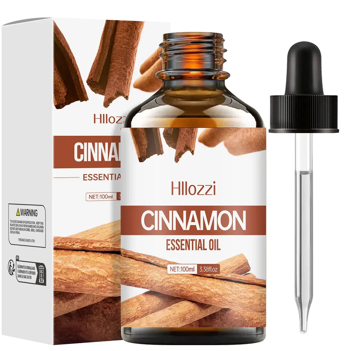 Zimt ätherisches Öl, 100% rein, Aromatherapie, Diffuser & Massage