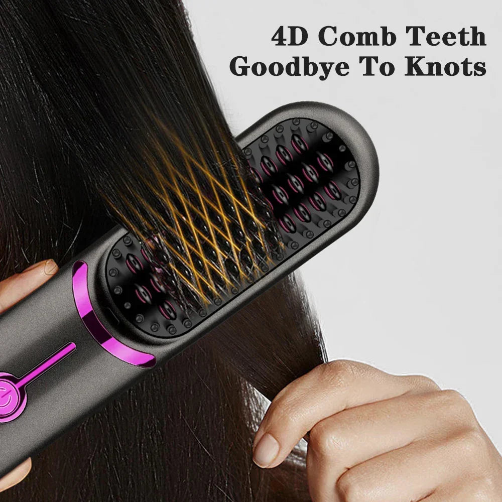 | Wireless Hair Straightening Comb