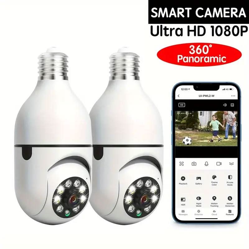 | Intelligente Sicherheitskamera mit 360° Überwachung & Nachtsicht