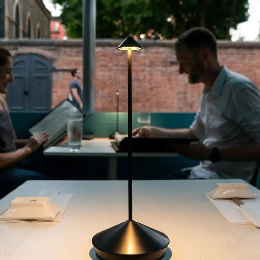 Tischlampe | LED Kabellos, wiederaufladbar, dimmbar, wasserdicht, vielseitig
