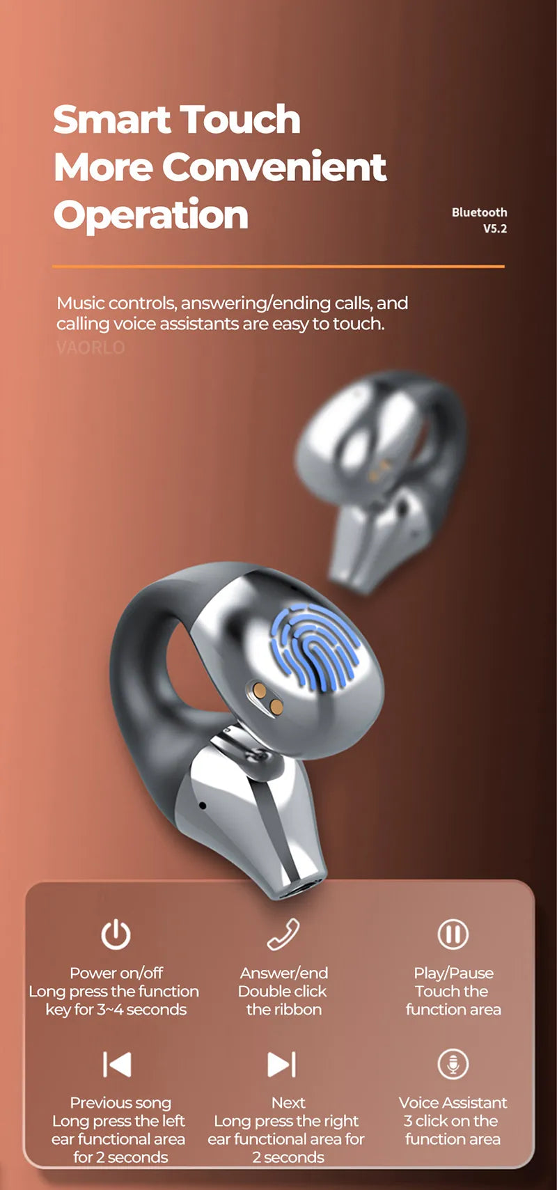 | Ohrclip Bluetooth-Headset