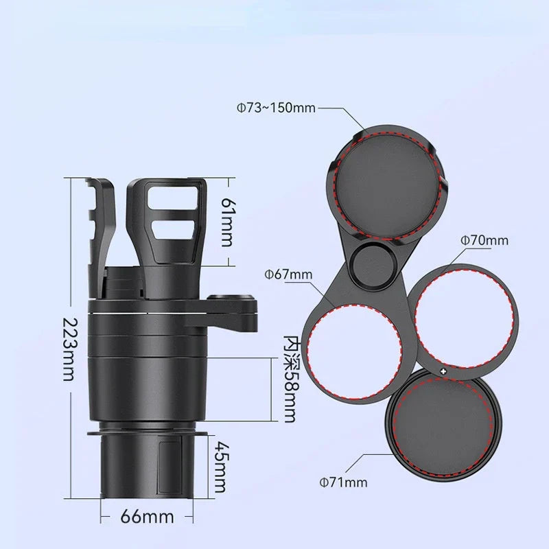 | 4 In 1 verstellbarer Auto Becherhalter